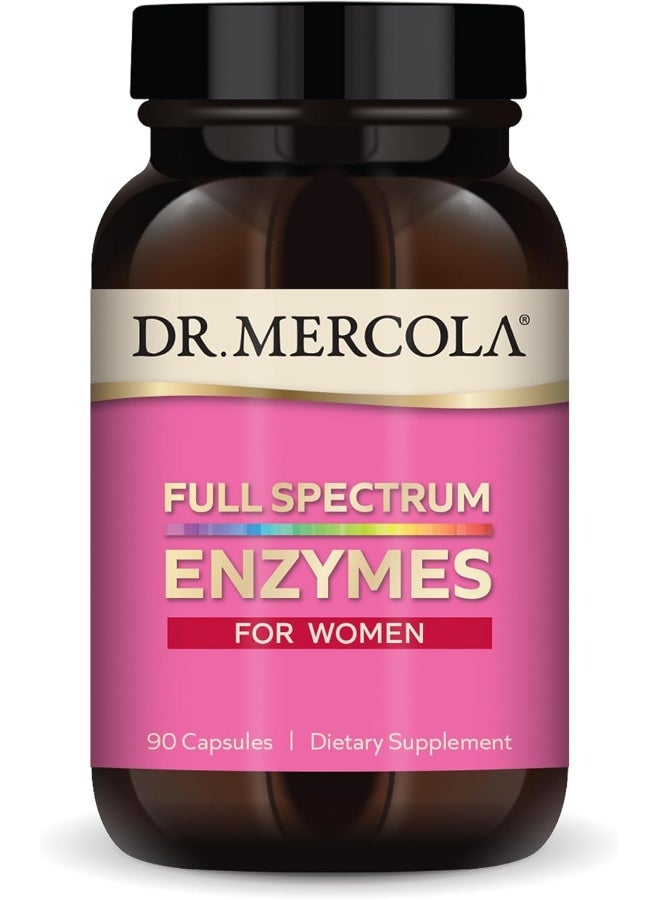 Dr. Mercola - Full Spectrum Enzymes For Women 90 Capsules - Image 1
